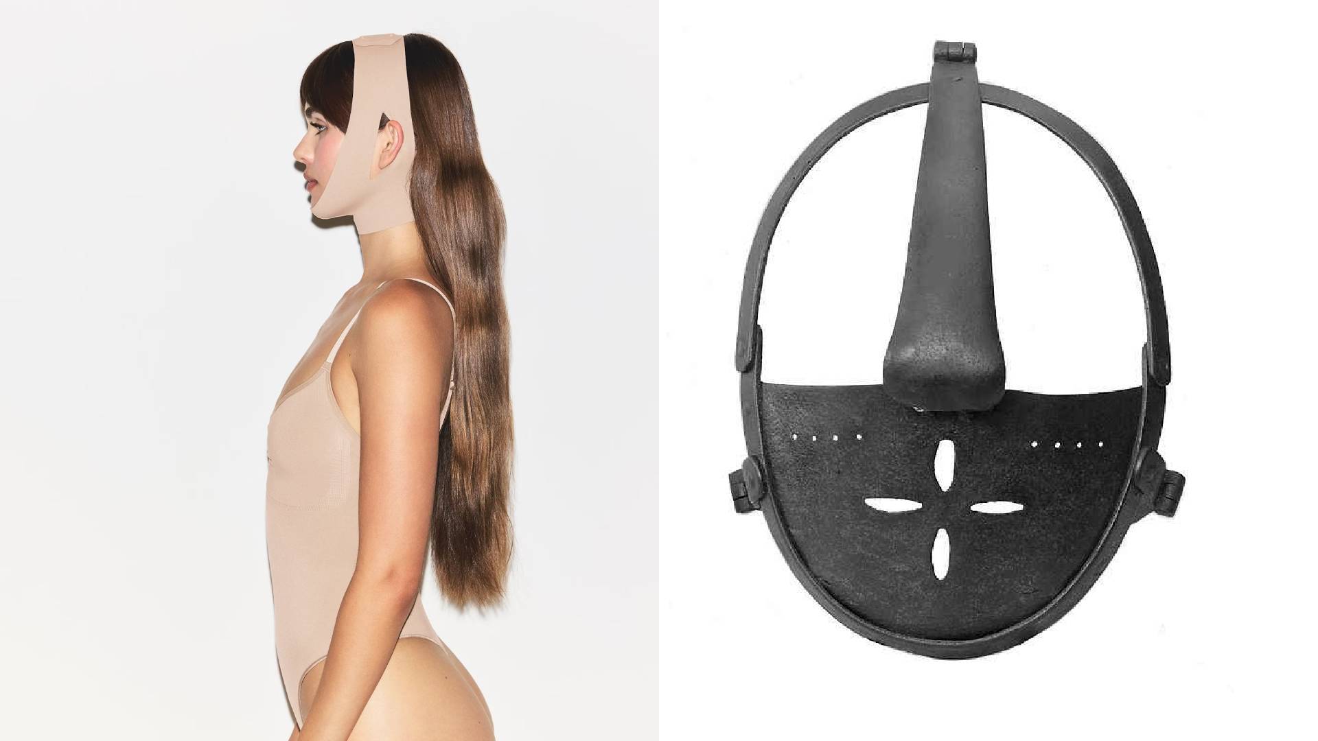 Skims new product resembles a scold's bridle